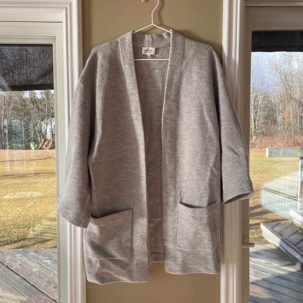 Aritzia Marino Wool Cardigan - Size Small